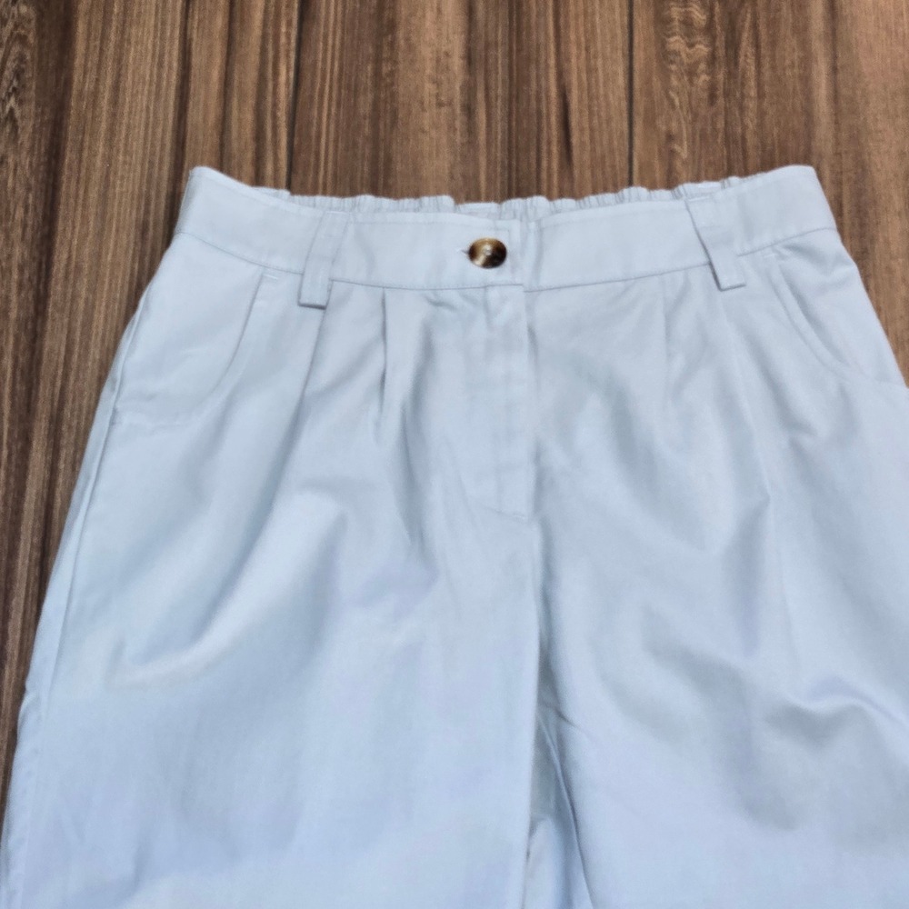 Halara Light Blue NWOT High Waisted Pleated Pants Elastic Waist  S Petite - Picture 2 of 9